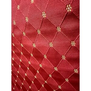 Red Elegant 5 yards+  Embroidered Upholstery Fabric Statue OFF Bolt 55" floral